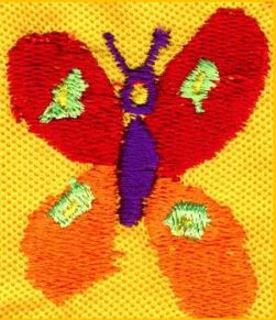butterfly embroidery